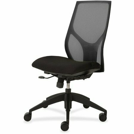 9TO5 SEATING Task Chair, Simple Synchro, Armless, 25inx26inx39in-46in, BK/Onyx NTF1460Y100M101